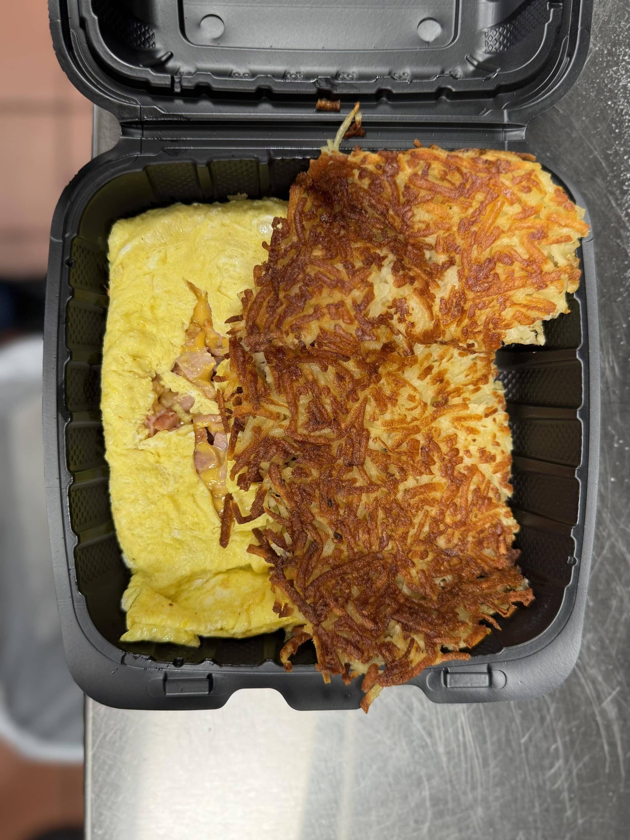 Pick Any Meat Bacon, Ham or Sausage Omelete