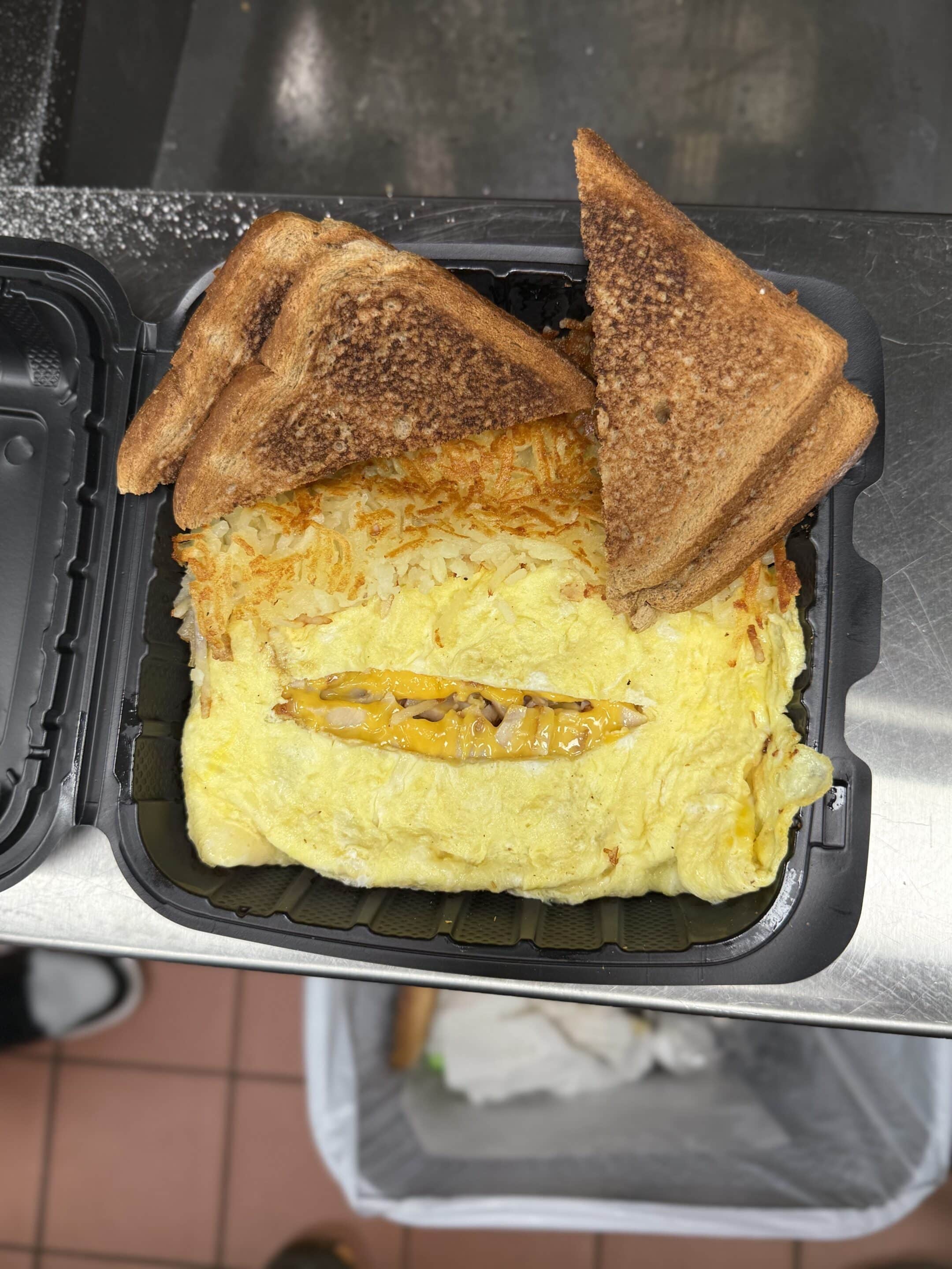 Turkey and Cheese Omelete